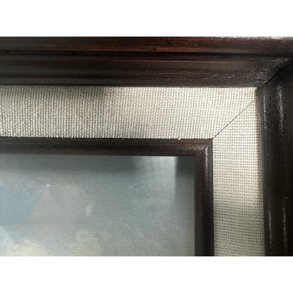 Autumn Hill Country Landscape Signed W.R. (William Robert) Thrasher Framed Print - Picture 5 of 8